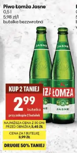 Delikatesy Centrum Piwo Łomża Jasne oferta