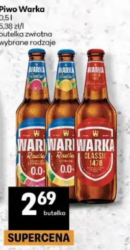 Delikatesy Centrum Piwo Warka oferta