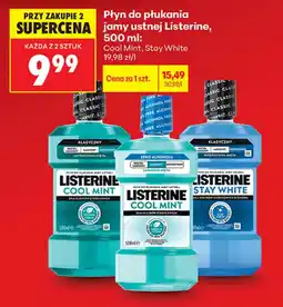 Biedronka Płyn do płukania jamy ustnej Listerine oferta