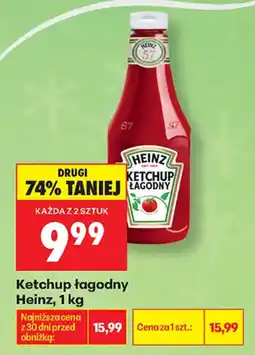 Biedronka Ketchup łagodny Heinz oferta