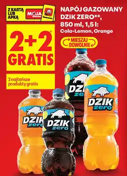 Biedronka Napój gazowany Dzik Zero oferta