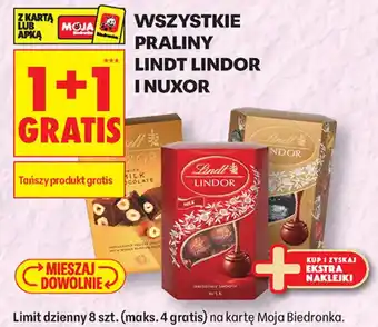 Praliny Lindt Lindor i Nuxor