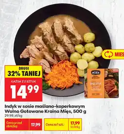 Biedronka Indyk w sosie maślano-koperkowym Wolno Gotowane Kraina Mięs oferta