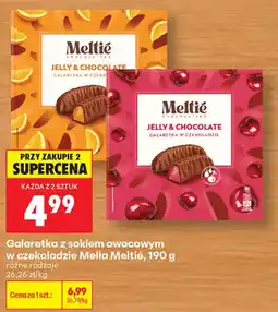 Biedronka Galaretki z sokiem owocowym w czekoladzie Mella Meltié oferta