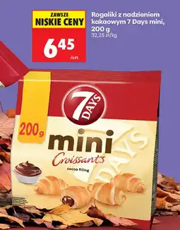 Biedronka Rogaliki z nadzieniem kakaowym 7 Days mini oferta