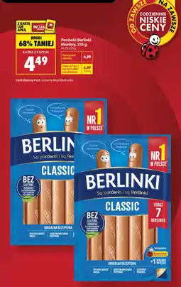 Biedronka Parówki Berlinki Marlinky oferta