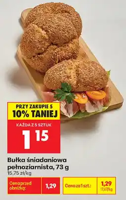 Biedronka Bułka śniadaniowa pełnoziarnista oferta