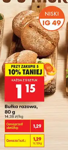 Biedronka Bułka razowa oferta