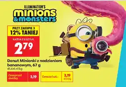Biedronka Donut Minionki z nadzieniem bananowym oferta
