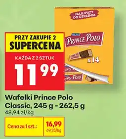 Biedronka Wafelki Prince Polo Classic oferta