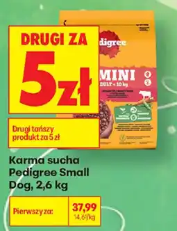 Biedronka Karma sucha Pedigree Small Dog oferta