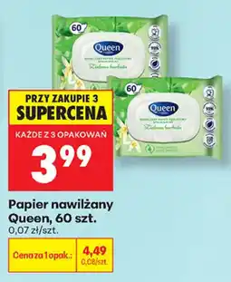 Biedronka Papier nawilżany Queen oferta