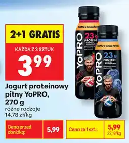 Biedronka Jogurt proteinowy pitny YoPRO oferta