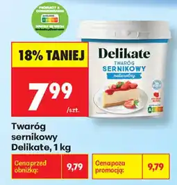 Biedronka Twaróg sernikowy Delikate oferta