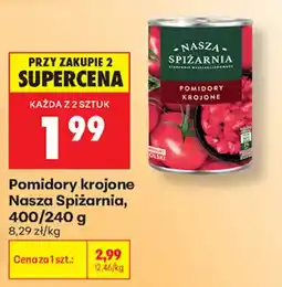 Biedronka Pomidory krojone Nasza Spiżarnia oferta