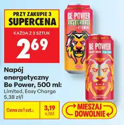 Biedronka Napój energetyczny Be Power oferta