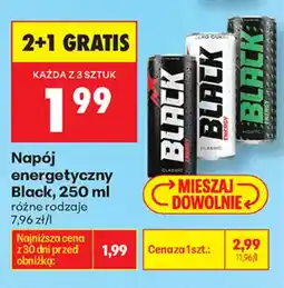 Biedronka Napój energetyczny Black oferta