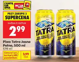 Biedronka Piwo Tatra Jasne Pełne oferta