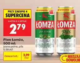 Biedronka Piwo Łomża oferta