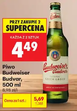 Biedronka Piwo Budweiser Budvar oferta