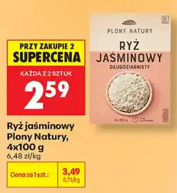 Biedronka Ryż jaśminowy Plony Natury oferta