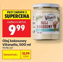 Biedronka Olej kokosowy Vitanella oferta