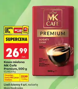 Biedronka Kawa Mielona MK Café Premium oferta