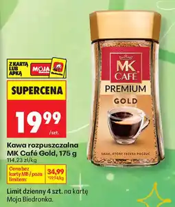 Biedronka Kawa rozpuszczalna MK Café Gold oferta