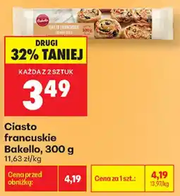Biedronka Ciasto francuskie Bakello oferta