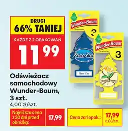 Biedronka Odświeżacz samochodowy Wunder-Baum oferta