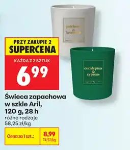 Biedronka Świeca zapachowa w szkle Aril oferta