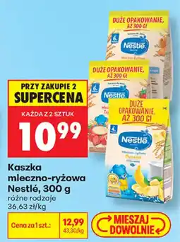 Biedronka Kaszka mleczno-ryżowa Nestlé oferta