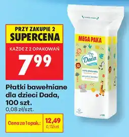 Biedronka Płatki bawełniane dla dzieci Dada oferta