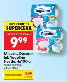 Biedronka Mleczny Deserek lub Yogolino Nestlé oferta