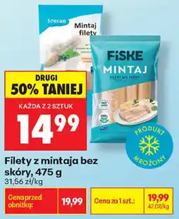 Biedronka Filety z mintaja bez skóry oferta