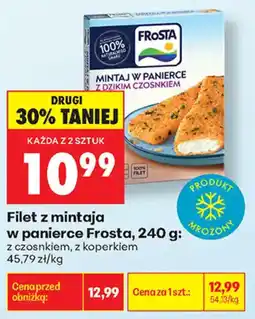 Biedronka Filet z mintaja w panierce Frosta oferta