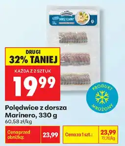 Biedronka Polędwice z dorsza Marinero oferta