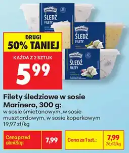 Biedronka Filety śledziowe w sosie Marinero oferta