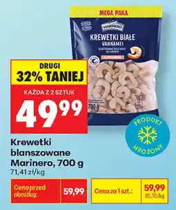 Biedronka Krewetki blanszowane Marinero oferta
