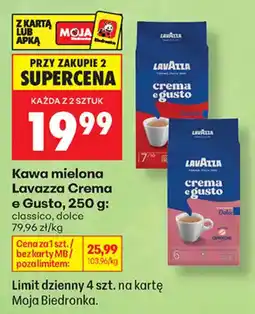 Biedronka Kawa mielona Lavazza Crema e Gusto oferta