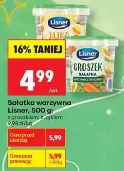 Biedronka Sałatka warzywna Lisner oferta