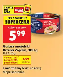 Biedronka Gulasz angielski Kraina Wędlin oferta
