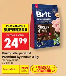 Biedronka Karma dla psa Brit Premium by Natur oferta