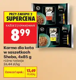 Biedronka Karma dla kota w saszetkach Sheba oferta