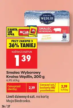 Biedronka Smalec Wyborowy Kraina Wędlin oferta