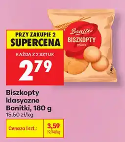 Biedronka Biszkopty klasyczne Bonitki oferta