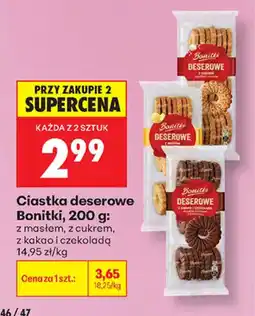Biedronka Ciastka deserowe Bonitki oferta
