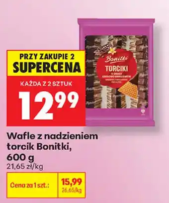 Biedronka Wafle z nadzieniem torcik Bonitki oferta