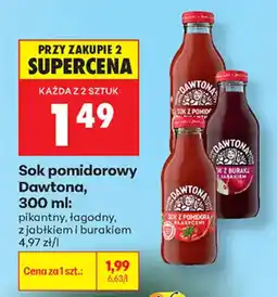 Biedronka Sok pomidorowy Dawtona oferta