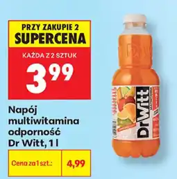 Biedronka Napój multiwitamina odporność Dr Witt oferta